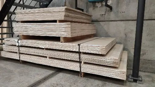 3-ply oak panel AB